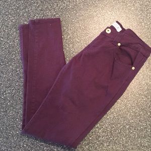 jalate purple skinny jeans size 5 great condition